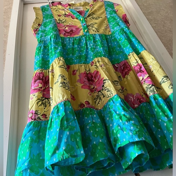 Oh My Stars Multi Color/Patch Floral Dress - Picture 5 of 11